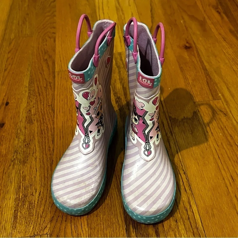 L.O.L. Surprise! Girls Rainboots, Fancy and Fresh, 100% Rubber, Waterproof